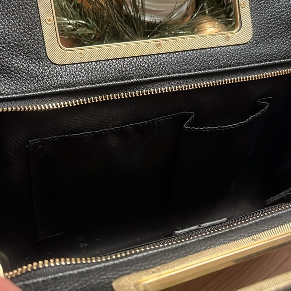 BEBE Fringe Clutch Handbag - Picture 4 of 10